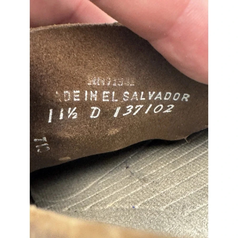 L.L.Bean Blucher 137102 Brown Moccasins Mens 11.5D Moc Toe Casual Shoes